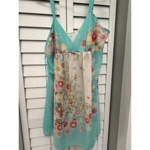 Oscar de la Renta Pink Label Floral Chemise Slip Dress – Size XL